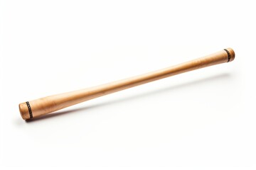 A baseball bat isolated on a white background