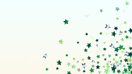 Realistic Background with Confetti of Stars Glitter Particles. Sparkle Lights Texture. Celebration pattern. Light Spots. Explosion of Confetti. Glitter Vector Illustration. Design for Poster.