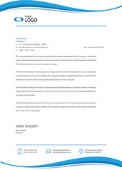 Corporate Letterhead designs template