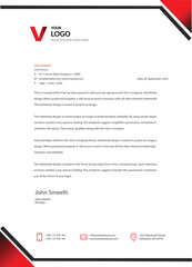Corporate Letterhead designs template