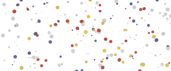 Confetti, paper triangle on the floor, fancy, colorful, celebration party