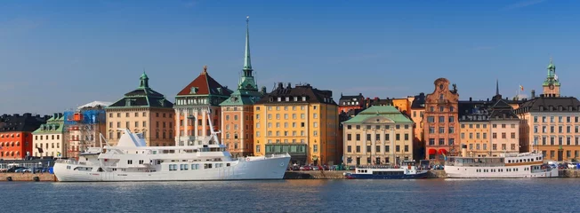 Foto auf Acrylglas Stockholm Panorama of Stockholm, Sweden
