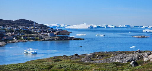 greenland ilulissat town port