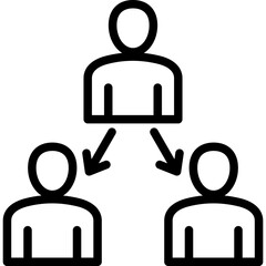 Delegation Outline Icon