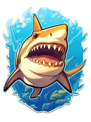 shark with a smile