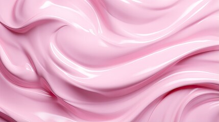Obraz premium Pink background with cream texture of smears