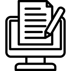 Writing Outline Icon
