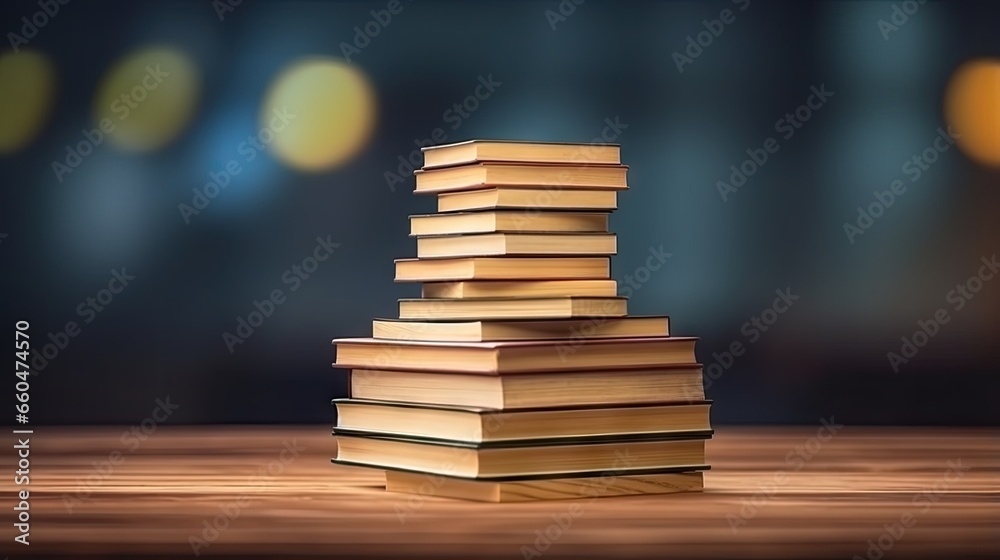Poster online course education or e learning depicted by computer study technology and a book icon on a sta