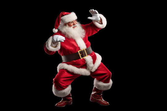 christmas, karate, santa, boy, child, people, claus, jump, red, holiday, judo, person, fun, fashion, costume, santa claus, dance, xmas