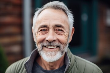 Portrait of a smiling senior man