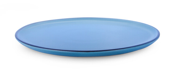 empty plate isolated on white background.