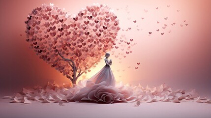 Romantic theme for special occasions wedding Valentine s Day engagement anniversary