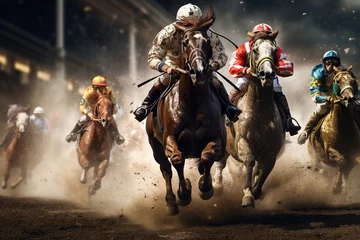 Foto op Canvas Derby horse racing © arhendrix