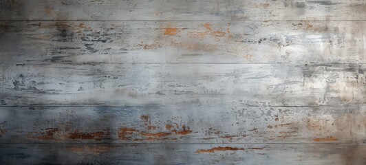 Antique rust silver gray background. Texture of rust Antique silver. Copy space. Horizontal format for banners. AI generated.