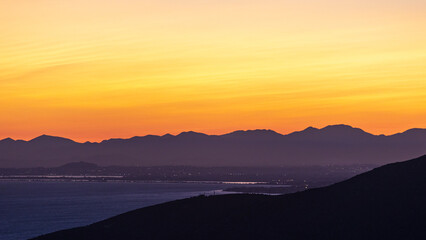 tramonto a Villasimius, Sardegna