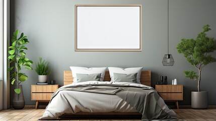 Sample frame set against a comfortable taupe bedroom backdrop.