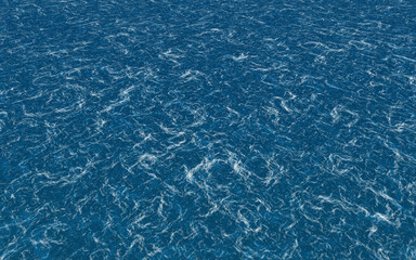 Sea water surface. Blue water texture. Abstract background.