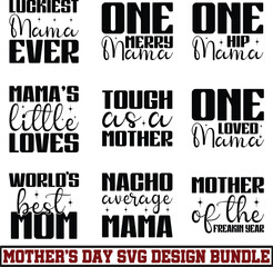 mother's day svg design bundle and digital download