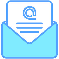 Email icon often used in design, websites, or applications, banner, flyer to convey specific concepts to enhance user communication and support experiences.