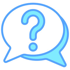 Question icon often used in design, websites, or applications, banner, flyer to convey specific concepts to enhance user communication and support experiences.