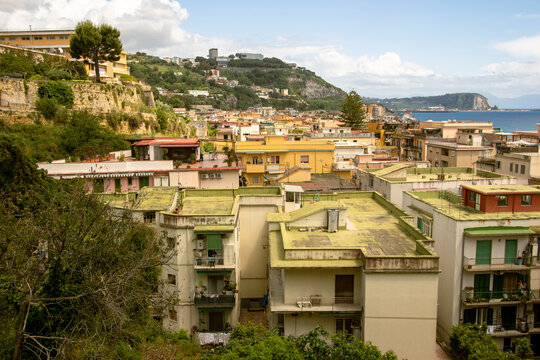 Bagnoli popular coastal tourist district of the city of Naples near Fuorigrotta and Pozzuoli. Bagnoli is part of the Campi Flegrei for its volcanic nature due to Vesuvius with frequent earthquakes 