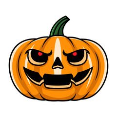 Halloween pumpkin cartoon design