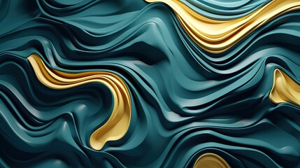 Obraz premium abstract 3d animation of colored swirls of foam