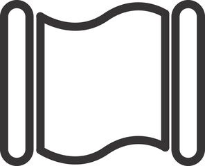 black and white frame