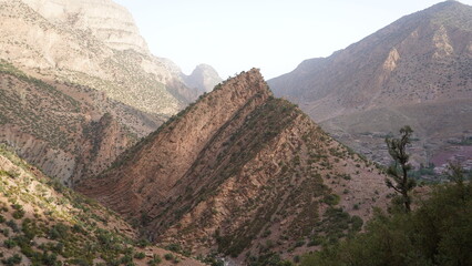Naklejka premium Taghia Zawiyat Ahansal Berber Passage