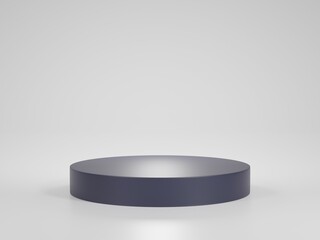 silver medal isolated on white