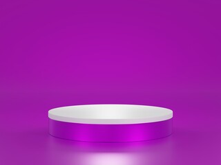 rings in pink box isolated