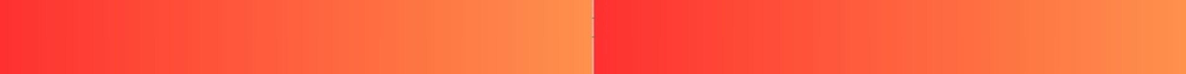 A long horizontal orange gradient stripe in two parts