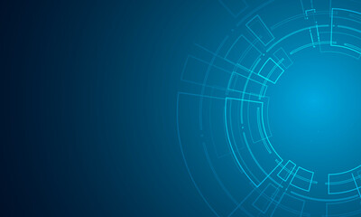 Sci fi futuristic user interface, HUD, Technology abstract background , Vector illustration.	
