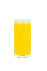 A glass of juice isolated on transparent background with png.