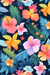 seamless floral background