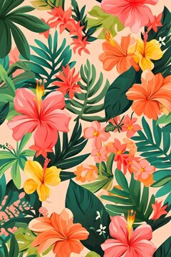 seamless floral pattern © Bruno
