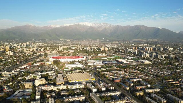 Estadio Nacional is the national stadium of Chile, is located in the &Ntilde;u&ntilde;oa district of Santiago. It is the largest stadium in Chile with an official capacity of 48,665. 
