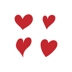 MobileHand drawn heart. Design elements for Valentine's day