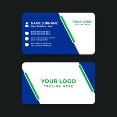Medical style doctor business card and name card design template
