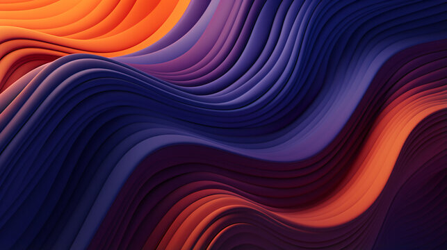 Fototapeta abstract geometric wavy folds background 
