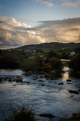 creek in donegal during autumn