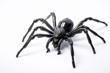 Fototapeta premium joke for pranks on Halloween fake toy spiders generative ai