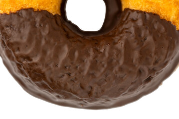 donut cake with cocoa bath