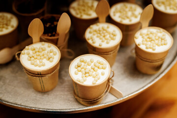 Funfetti Mug Cake at an event catering.