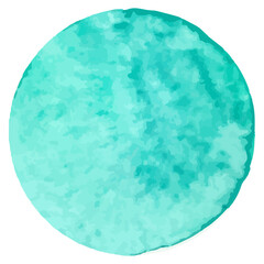 Watercolor shapes dots. Watercolors blobs. Colorful watercolor hand painted circles. Round stains