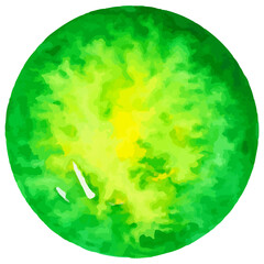 Watercolor shapes dots. Watercolors blobs. Colorful watercolor hand painted circles. Round stains
