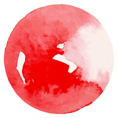 Watercolor shapes dots. Watercolors blobs. Colorful watercolor hand painted circles. Round stains