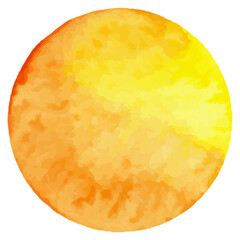 Watercolor shapes dots. Watercolors blobs. Colorful watercolor hand painted circles. Round stains