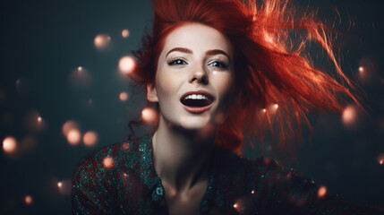 Naklejka premium portrait of a woman