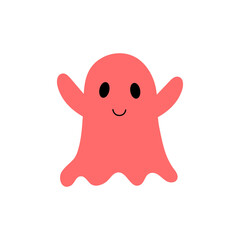 Cute ghost Halloween png icon